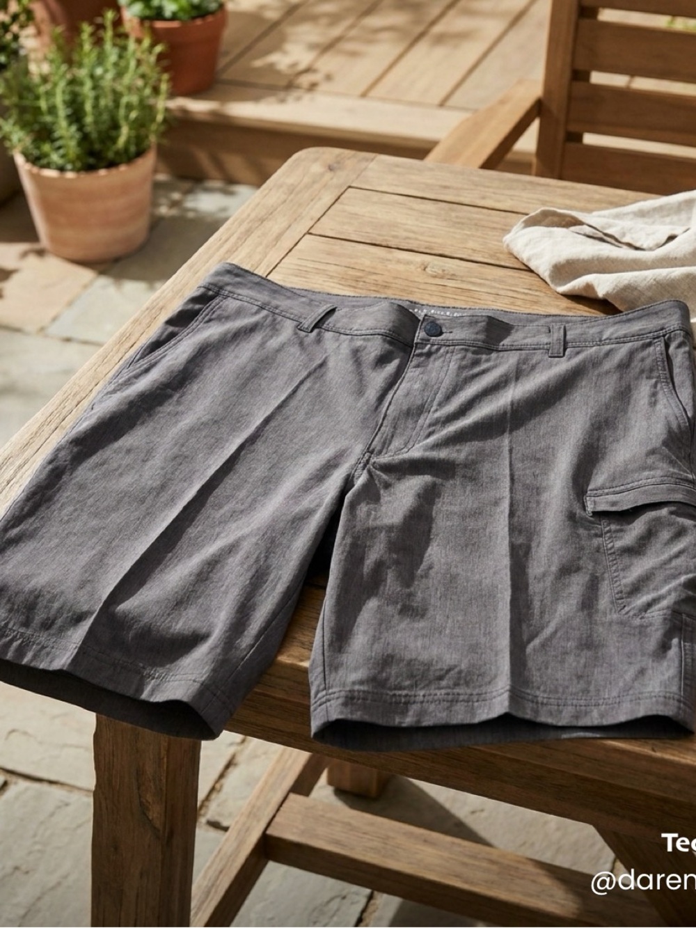 G.H. Bass & Co. Men's Gray Cargo Shorts